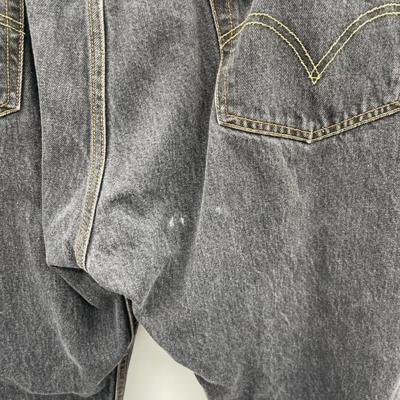 Levis original 501 button fly straight leg denim jean - Picture 4 of 10